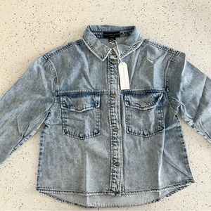 Sanctuary cropped boy shirt jacket